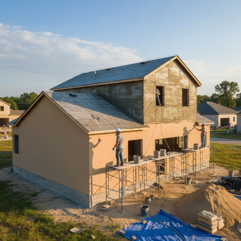 Stucco Service detail
